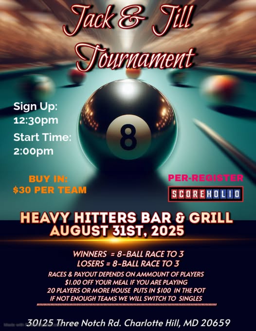 Tournament flyer / rules image